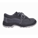 Suede Leather Steel Plate Safety Shoes for Construction