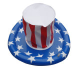 Family Party PVC or TPU Inflatable Flag Hat for Kids