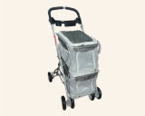 Quality Double Layers Pet Trolley Dog Outdoor Strollers