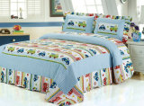 Customized Prewashed Durable Comfy Bedding Quilted 1-Piece Bedspread Coverlet Set for 66