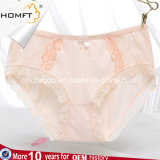 95% Cotton Lacework Solid Color Young Girls Stylish Panties Ladies Lingerie Panty