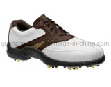 OEM Leather Waterproof Spikes Men Golf Shoes