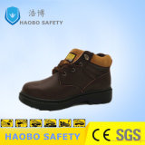 Steel Toe Split Leather Anti Slip Work Safety Shoe