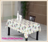 PVC Printed Tablecloth with Nonwoven for Wedding/Party