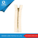 Gold Zipper 3# Metal Zipper for Garment