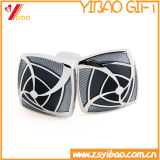 Factory Supply Black Fashion Cufflink for Gift (YB-cUL-11)