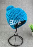 Wool Acrylic Bobble Beanie Hat