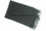 Acrylic Solid Dyed with Tassel Winter Scarf for Ladies (ABF22004006-1)