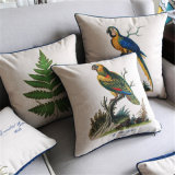 Cotton Linen Printed Outdoor Sofa Cushions for Couches Decor