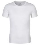 Custom Different Logos' Cotton Round Neck Men's T-Shirt in Various Colors, Sizes and Materials