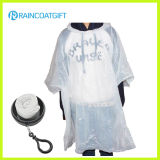Promotional PE Disposable Rain Poncho and Football Rpe-091A