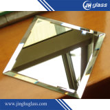Beveled Edge Wall Mounted Silver Mirror