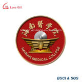 3D Gold Lapel Pin Custom Design Badge