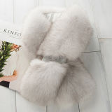 Fashion Special Clearance Fake Fox Fur Coat Shawl Cloak Fur Scarf Bridal Shawl