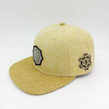 Wholesale Custom Fashion Straw Woven Badge Hip-Hop Cap (LP002)