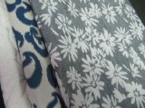 Cross Weaved Cotton Polyester Yarn Dyed Jacquard Fabric