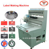 automatic pvc rubber patch/label/logo making machine