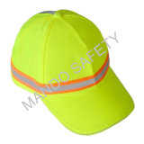 Polyester &Taslon Helmet Cap with Reflective Ribbon