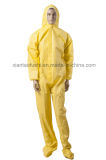Disposable Microporous Coverall with SGS Certificate, White Non-Woven Coverall