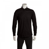 Black Long Sleeve Dress Shirt for Men