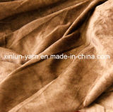 Polyeseter Leather Suede Upholstery Fabric for Garment/Sofa