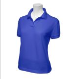 Ladies Slim Fit Solid Color Quick Dry Polo Shirt (FY-0226)