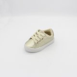 Durable Lace-up Casual Footwear, PU Shoes for Children