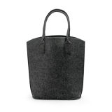 Fashion Felt Handbags Bag Shopping Bag Pouch with PU Patch (FSB002)
