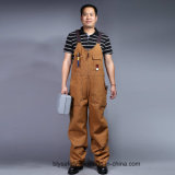 Mens Heavy Twill Builders Work Dungarees Bib and Brace Overall Trousers (BLY4002)