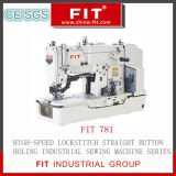 High Speed Lockstitch Straight Button Hole Sewing Machine (FIT781)