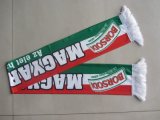 Wholesale Custom Polyester Printed Knitted Satin Football Fan Scarf