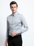 Slim Fit Dress Shirt Made to Measure Button Down Collar Long Sleeve Men Shirt