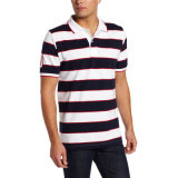 Factory Men's 2017 Striped Cotton Fashion Polo Shirt