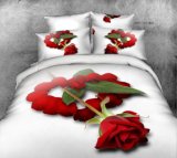 Fashional Romantic Design 3D Printed Bedding Set Hot Selling