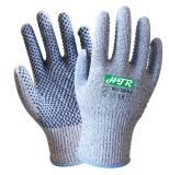 Cut Resistant Anti-Slip Knitted Work Gloves with Nitrile Dots (CE cut level 5)