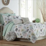 Customized Prewashed Durable Comfy Bedding Quilted 1-Piece Bedspread Coverlet Set for 39