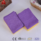 Microfiber Flower Printed Kitchen Table Glasses Cleaning Cloth