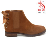 Ankle Boots Lady Shoes with Bowknot Elastic (AB601)