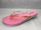 Concise Comfortable Pink PVC/Pcu Cute Flip Flops Summer Sandals (24ML1720)