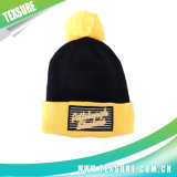 Customized Colorful Winter Reversible Knit Hat Beanies with Ball (085)