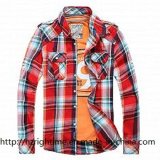Men's Clothing 100%Cotton Yarn Dye Plaid Woven Shirt (RTS14016)