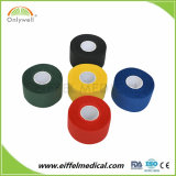 Colorful Healthcare Waterproof Cotton Fabric Sports Adhesive Tape for Athlete