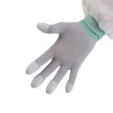 ESD Gloves with PU Fingertip Coating