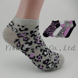 Ladies' Spring Summer Ankle Socks with Wave Leopard Print Patterns