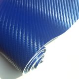 1.4mm Blue Carbon Microfiber Leather for High End Car Seat Covers