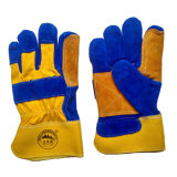 Cow Split Leather Working Work Protective Safety Hand Gloves