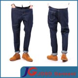 Korea Style Straight Leisure Long Denim Drop-Crotch Jeans (JC3334)