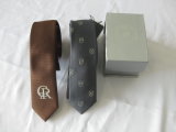 fashion Yarn Dye Coroperate Logo Neckties with Gift Box