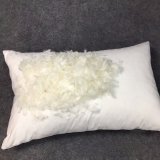 100% White Duck Feather Filling Quality 233t Downproof Cover Pillow