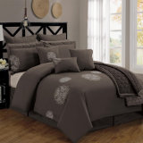 Nice Design Linen Polyester Comforter Bedding Set